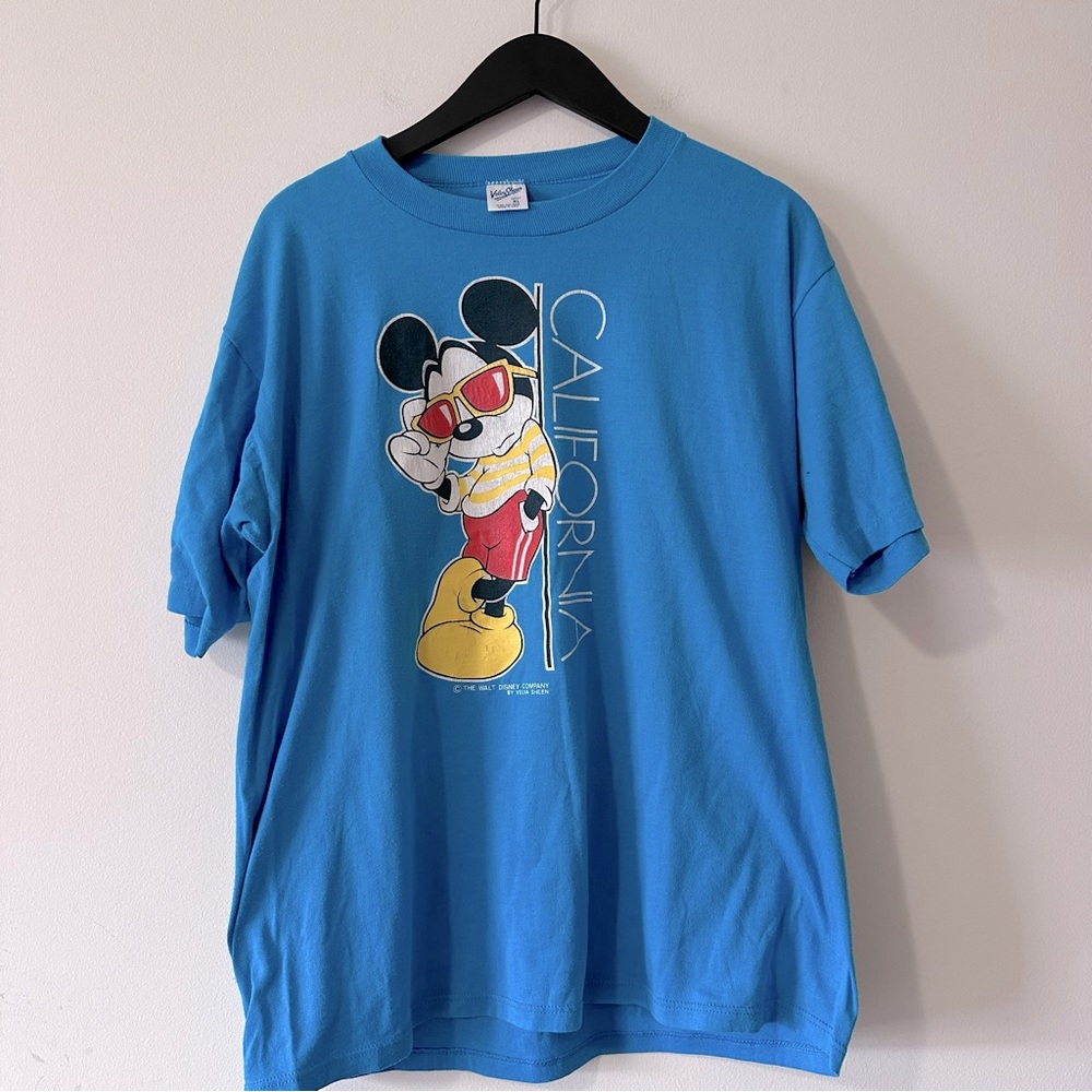 Vintage Velva Sheen Disney Mickey Mouse California Tee
